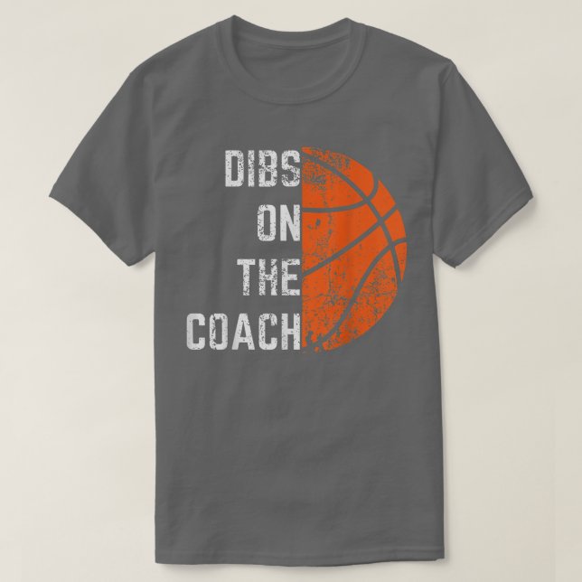 Dibs på Coach Basketball T Shirt (Design framsida)