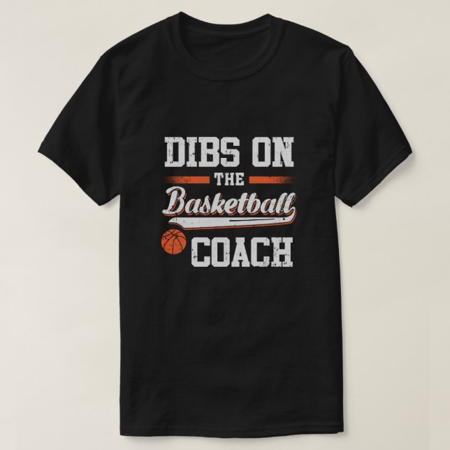 Dibs på Coach Basketball T Shirt (Design framsida)