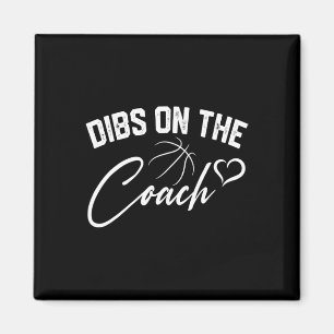 Dibs på Coach Cute Basketball Coach Maka Mamma G Magnet