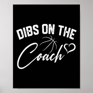 Dibs på Coach Cute Basketball Coach Maka Mamma G Poster
