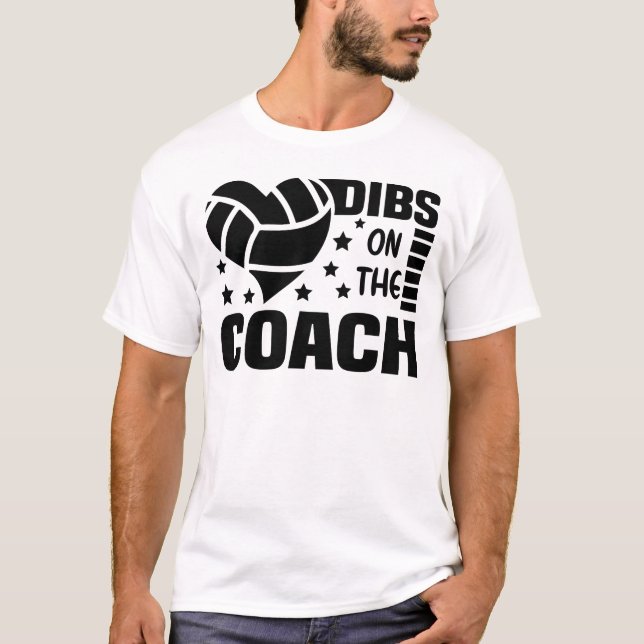 Dibs på Coach Volleyball, Dibs på Coach T Shirt (Framsida)