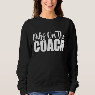 Dibs på Coachs finne Basketball Coach-frun T Shirt