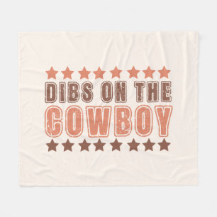 Dibs på Cowboyen Fleecefilt
