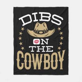 Dibs på Cowboyen Fleecefilt