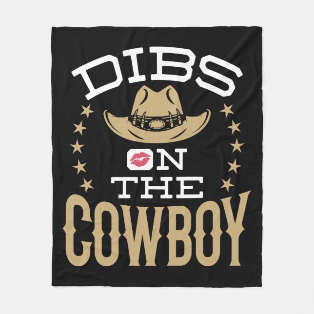 Dibs på Cowboyen Fleecefilt (Framsidan)