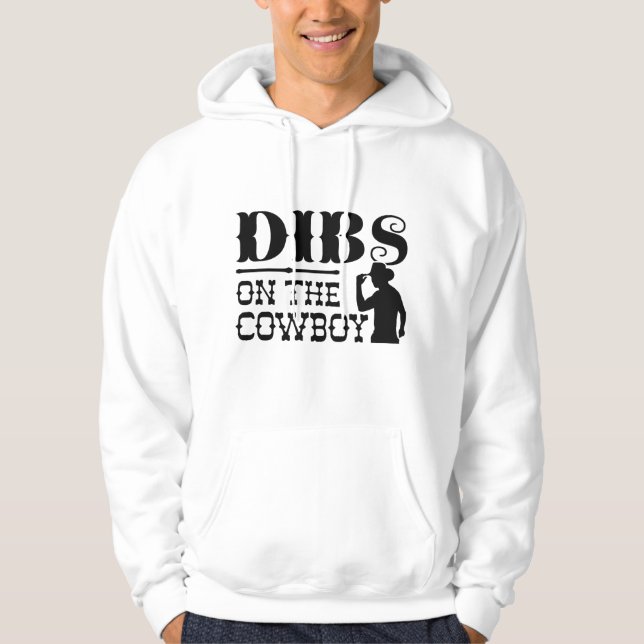 Dibs på Cowboyen Hoodie (Framsida)
