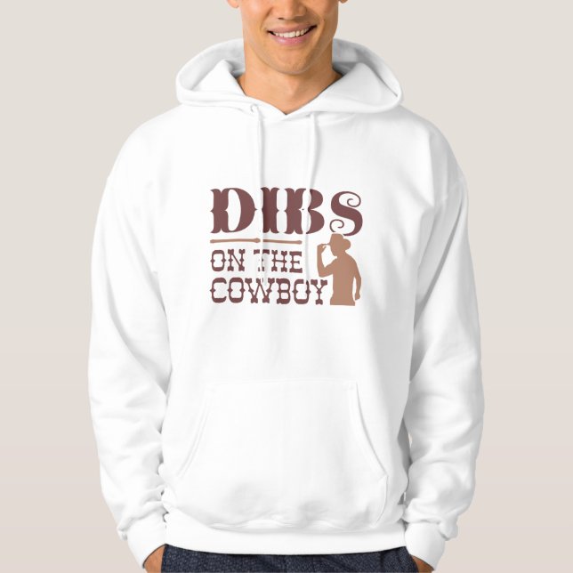 Dibs på Cowboyen Hoodie (Framsida)