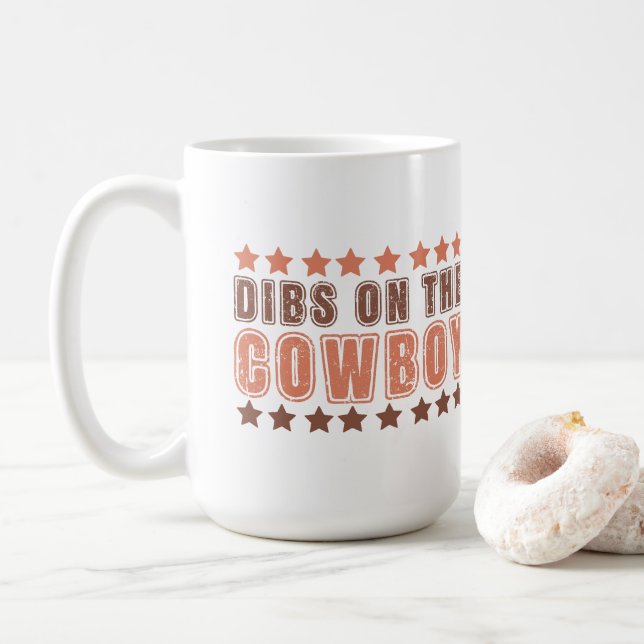 Dibs på Cowboyen Kaffemugg (Med munk)