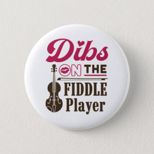 Dibs på Fiddle Player-Spelmannens fru Girlkompis Knapp