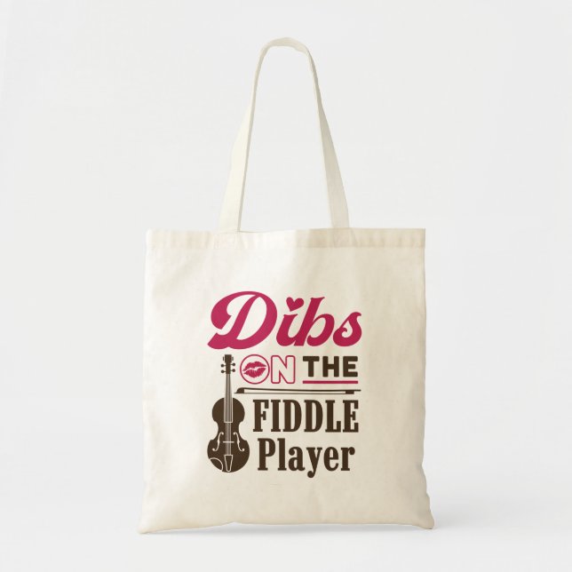 Dibs på Fiddle Player-Spelmannens fru Girlkompis Tygkasse (Framsidan)
