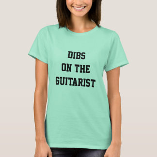 Dibs på gitarsten! Lustigt t shirt