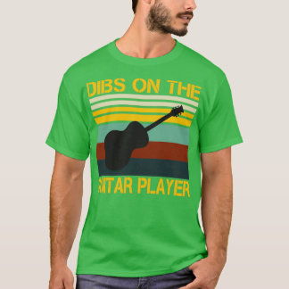 Dibs på Guitar Player Guitar Älskare Gift Idea T Shirt