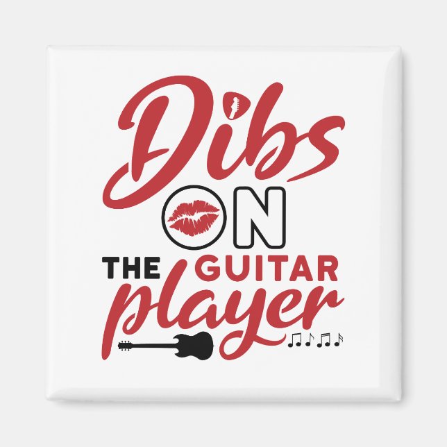 Dibs på Guitar Player Magnet (Framsidan)