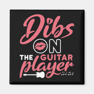 Dibs på Guitar Player Magnet