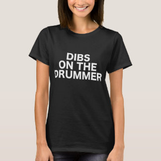 Dibs på handelsresanden trummar musik för t-shirt