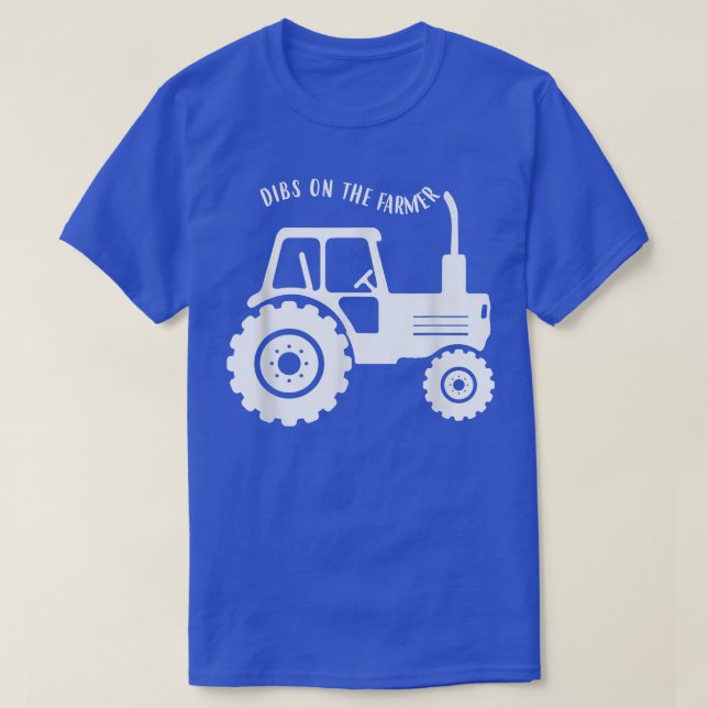 Dibs på jordbrukarens Westerna gårdsuppfödningsanl T Shirt (Design framsida)