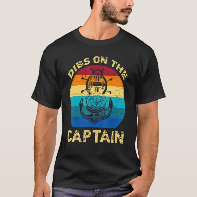 Dibs på kaptenens fru 9 t shirt (Framsida)