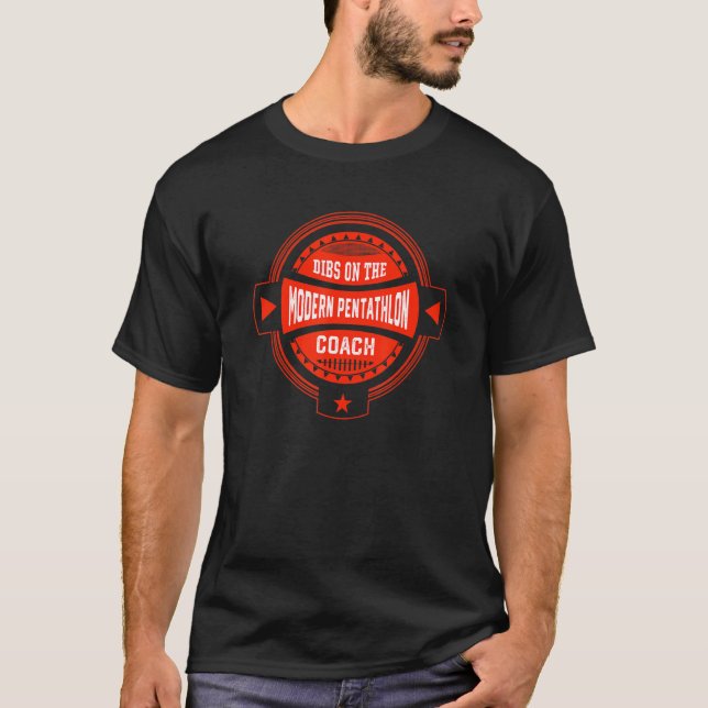 Dibs på Modern Pentathlon Coach Ord Pentat T Shirt (Framsida)