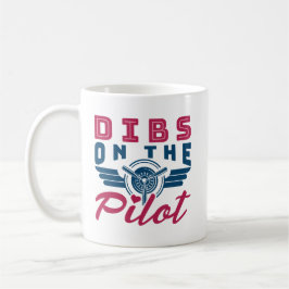 Dibs på Pilot Airman-frun Kaffemugg