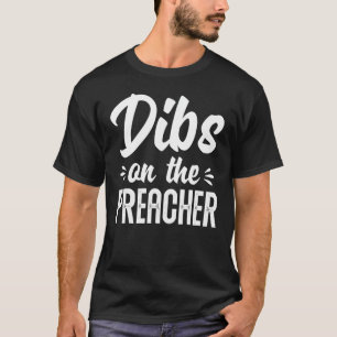 Dibs på preaktorns katt, Cute Pastors Wife Gif T Shirt