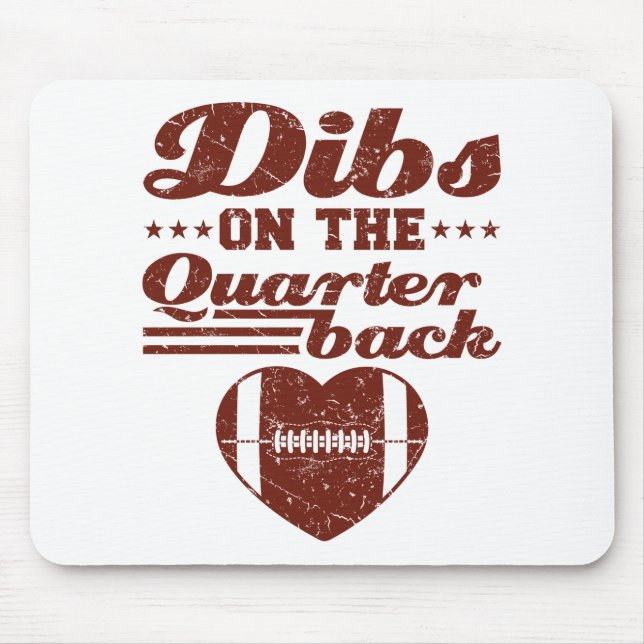 Dibs på Quarterback Football Girlkompis Musmatta (Framsidan)