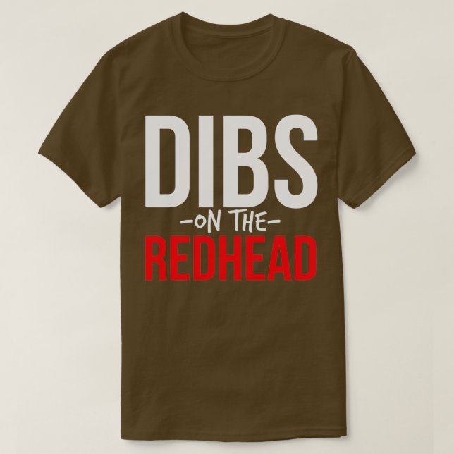 Dibs på Rödhåriget 41 T Shirt (Design framsida)
