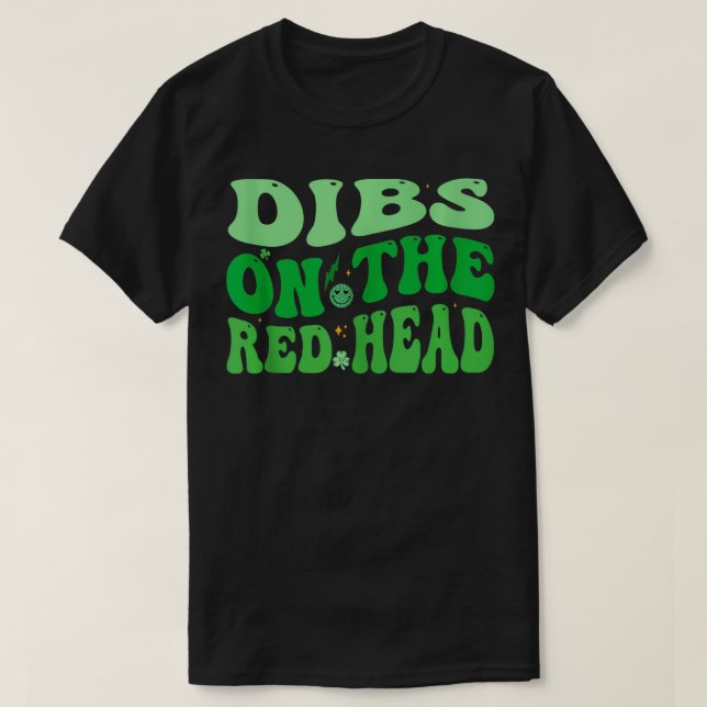 Dibs på Rödhåriget för de berömda irländska S.A. T Shirt (Design framsida)