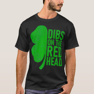 Dibs på Rödhåriget Irish Shamrock Lucky St Patric T Shirt