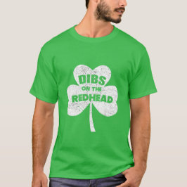 Dibs på Rödhåriget Irish Shamrock - St Patrik's T Shirt