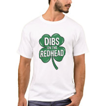 Dibs på Rödhåriget St. Patrick's Day Design