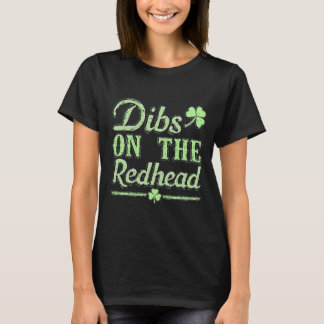 Dibs på Rödhåriget | St. Patrick's Day Shamrock D T Shirt