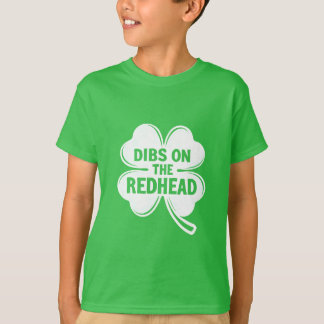 Dibs på Rödhåriget White St. Patrick's Day T Shirt