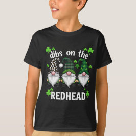 Dibs på rödhårigets schamprock för St patricks day T Shirt