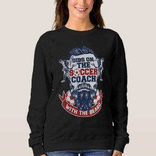 Dibs på spåret med skägget för ett fotbollsspel t shirt