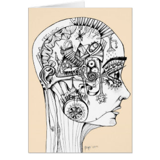 dibujo a lapiz, ilustracion original hälsningskort