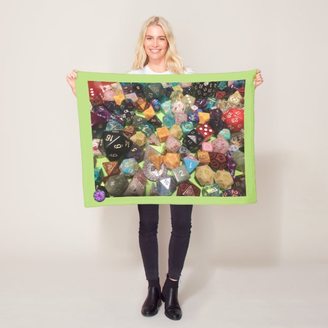 Dice Fleece Blanket (På plats)