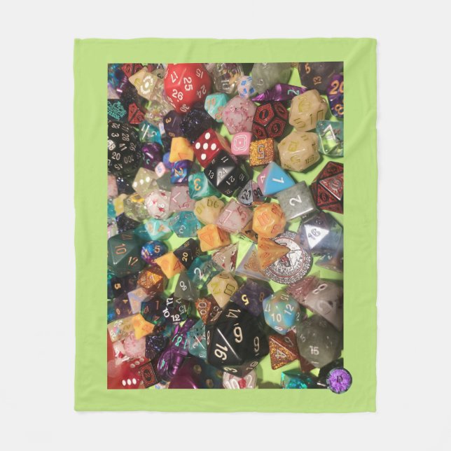 Dice Fleece Blanket (Framsidan)