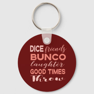 Dice Friends Bunco Nyckelring