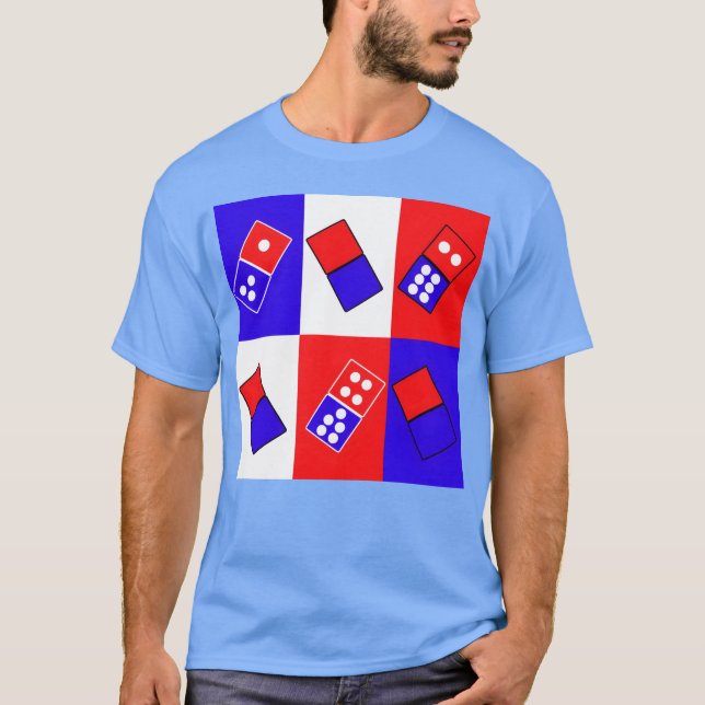 Dice Game 4-spelaren med spelvänner T Shirt (Framsida)