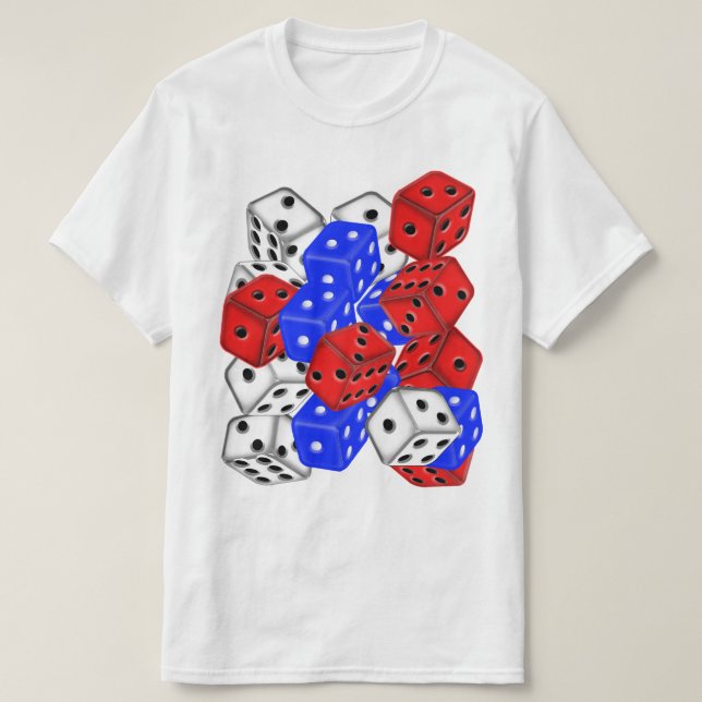 Dice Game Playa T Shirt (Design framsida)