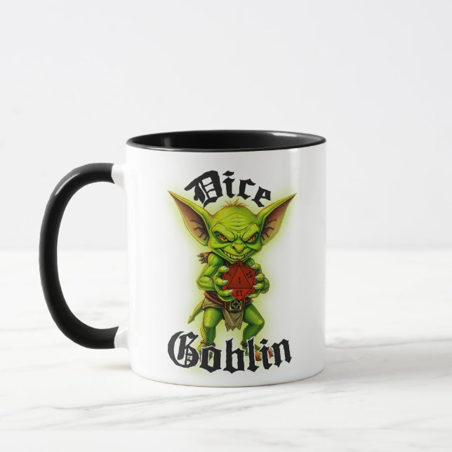 Dice Goblin D&D Mugg (Vänster)