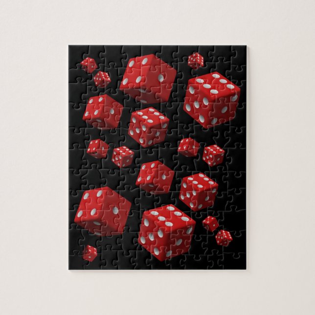 Dice Jigszle Puzzle Pussel (Vertikal)