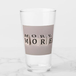 Dice 'MORE' Whiskey Tumbler - Spelande och djärv Glaskopp