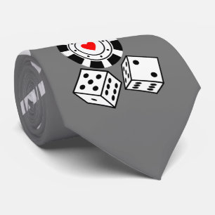 Dice Neck Tie Slips