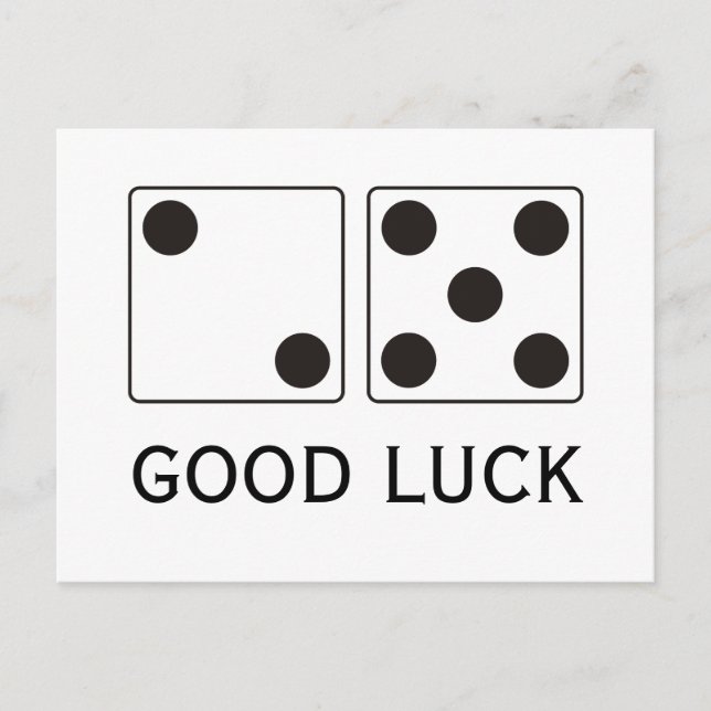 DICE-nummer 5 och 2 + dina idéer Vykort (Framsida)