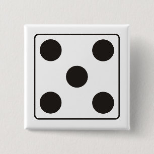 DICE-nummer 5 + ryggstödet. Knapp