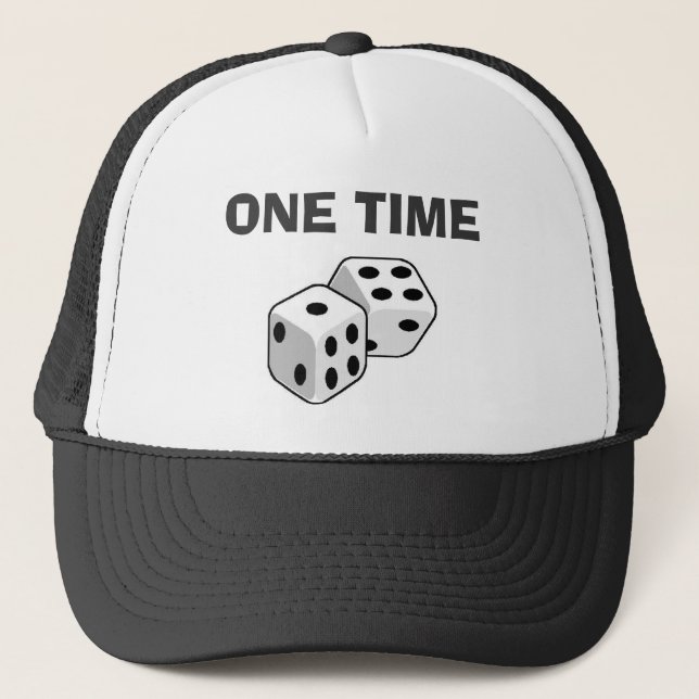DICE-ONE TIME TRUCKERKEPS (Framsida)