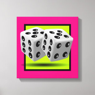 Dice-paret Canvastryck