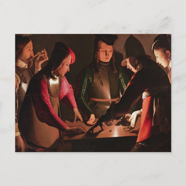 Dice Players Vykort (Framsida)