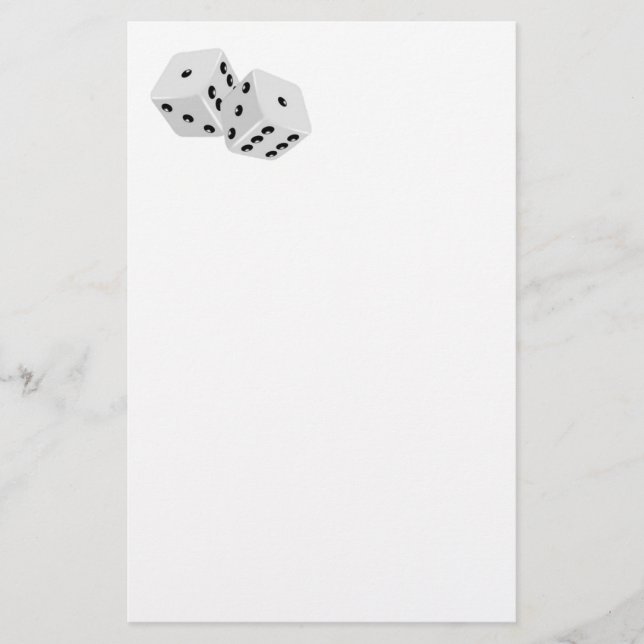 Dice Rolling Brevpapper (Framsida)
